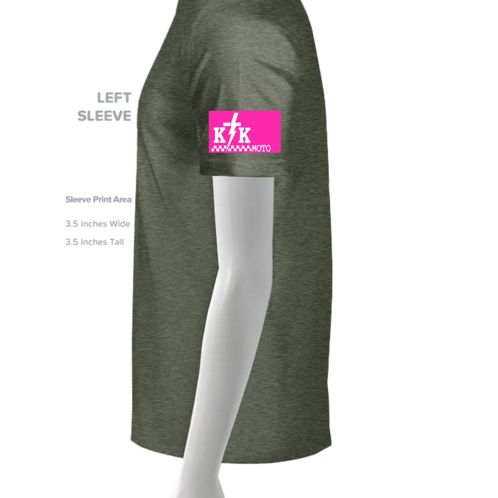 HEATHER MILITARY GREEN - G500 - SLEEVE_LEFT